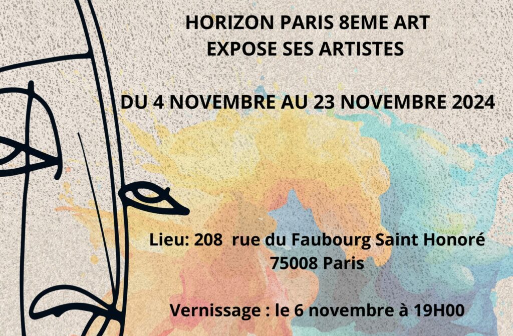 Exposition Horizon Paris 8e Art - Espace Beaujon