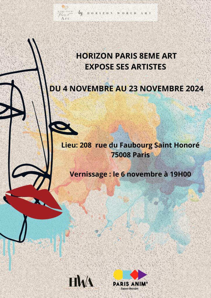 Exposition Horizon Paris 8e Art - Espace Beaujon