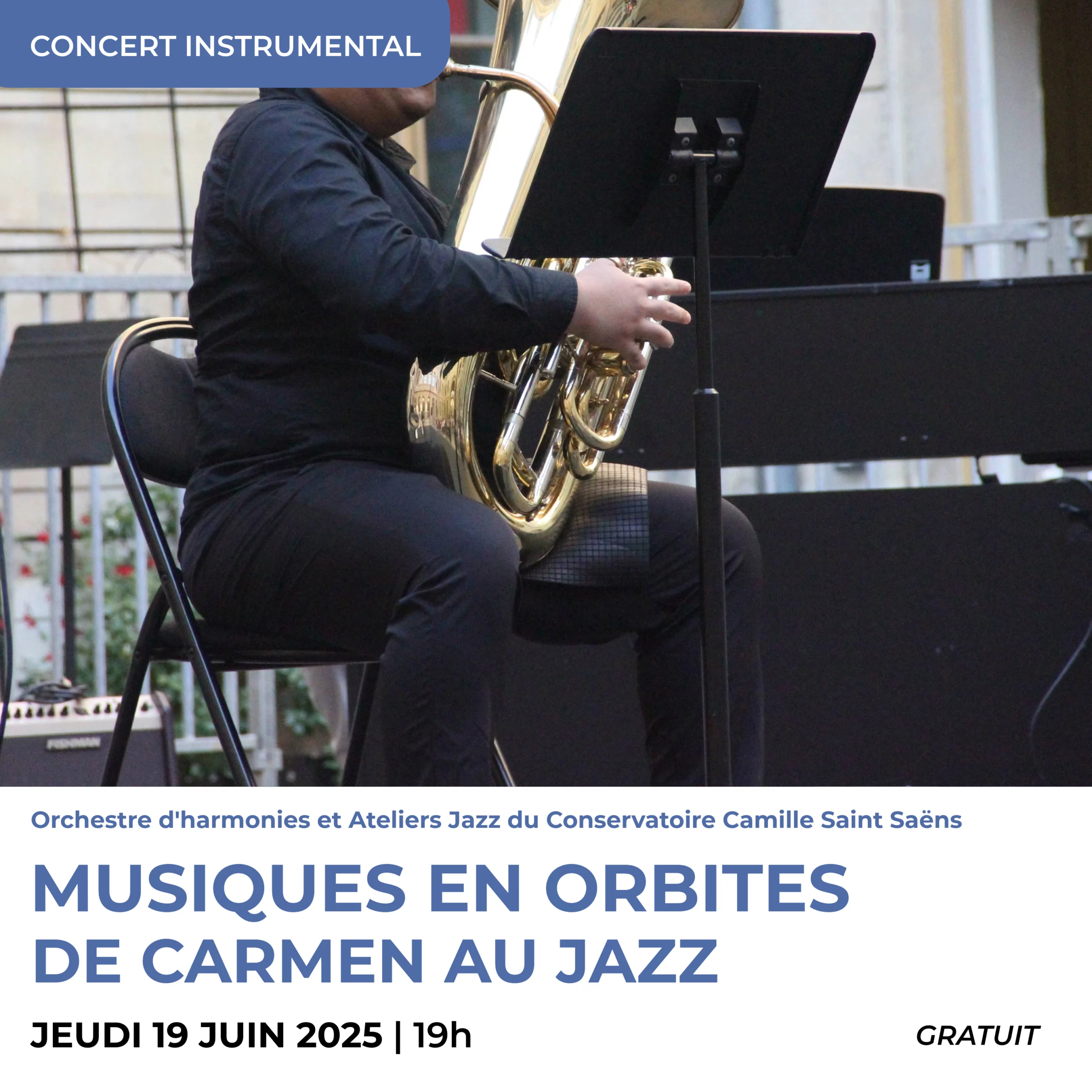 Conservatoire Camille Saint Saëns - Festival Révolutions à Beaujon - du 19 au 21 juin 2025 au Centre Paris Anim' Beaujon ( Paris 8e ) Organisé par l'association 3AC8 et le Centre Paris Anim' Beaujon - spectacles, concerts et performances © 3AC8