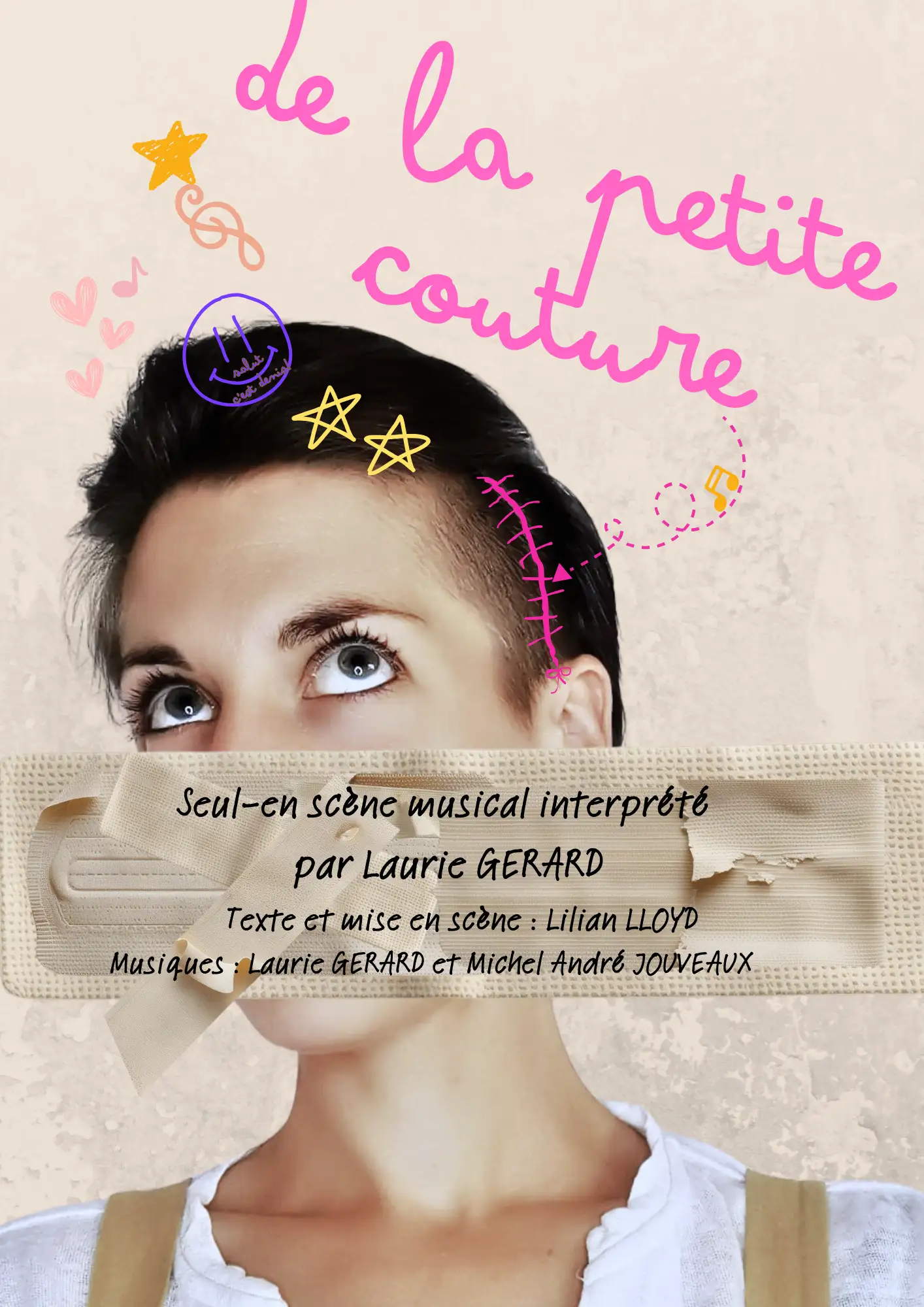 De la petite couture, seul en scène musical interprété par Laurie Gérard, les 6 & 7 novembre 2025 à 20h au Centre Paris Anim' Beaujon - 3AC8 ( Paris 8e )