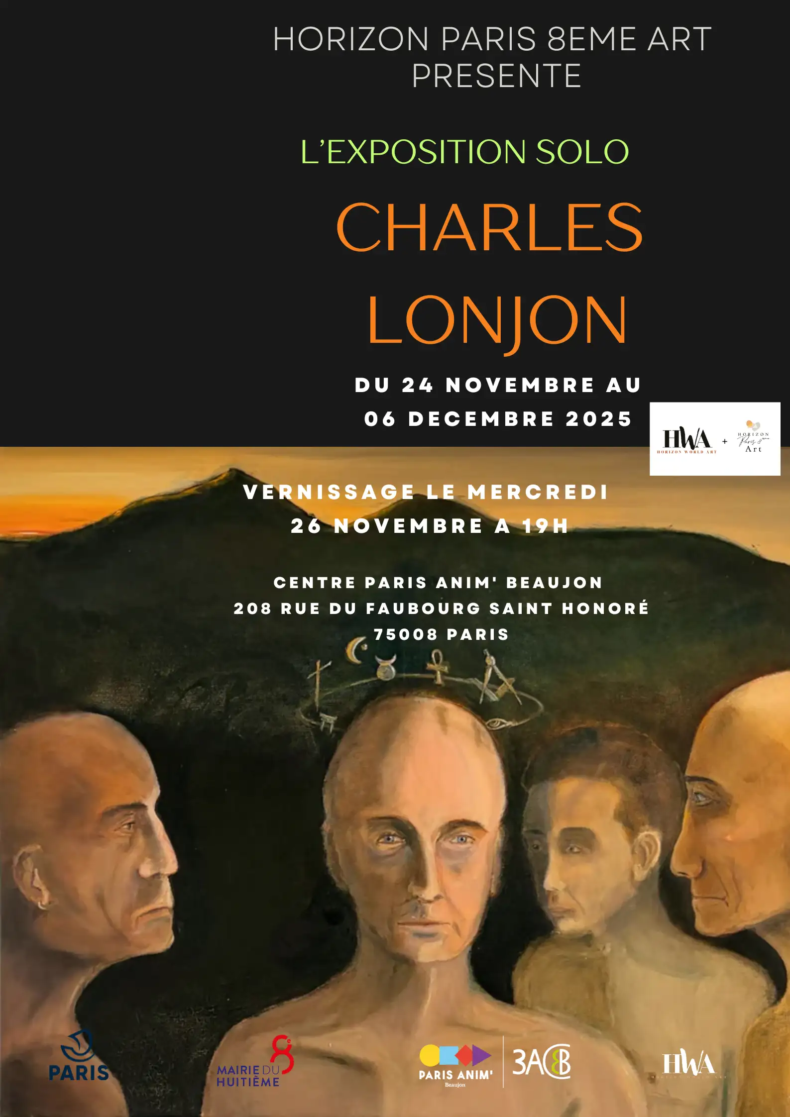 Exposition Charles Lonjon, par HP8A du 24 novembre au 6 décembre 2025