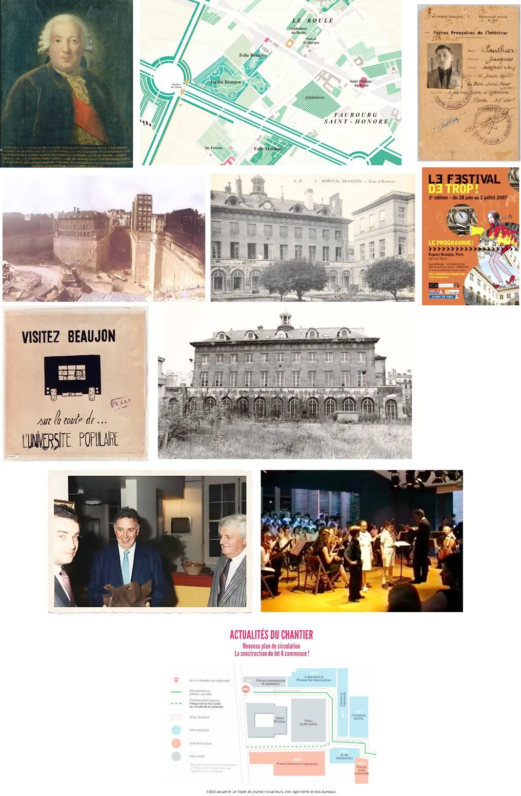 Exposition Beaujon : De La Folie à la ZAC