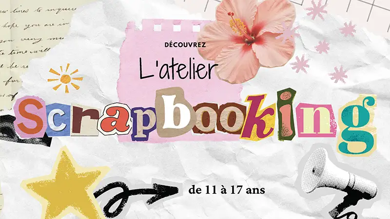 Stage scrapbooking - du 19 au 23 octobre 2026 au centre Paris Anim' Beaujon - 3AC8 (Paris 8e)